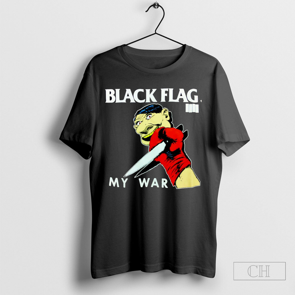Black Flag My War - Adult & Kids T-Shirts, Sweatshirts & Hoodies apparel design preview 1