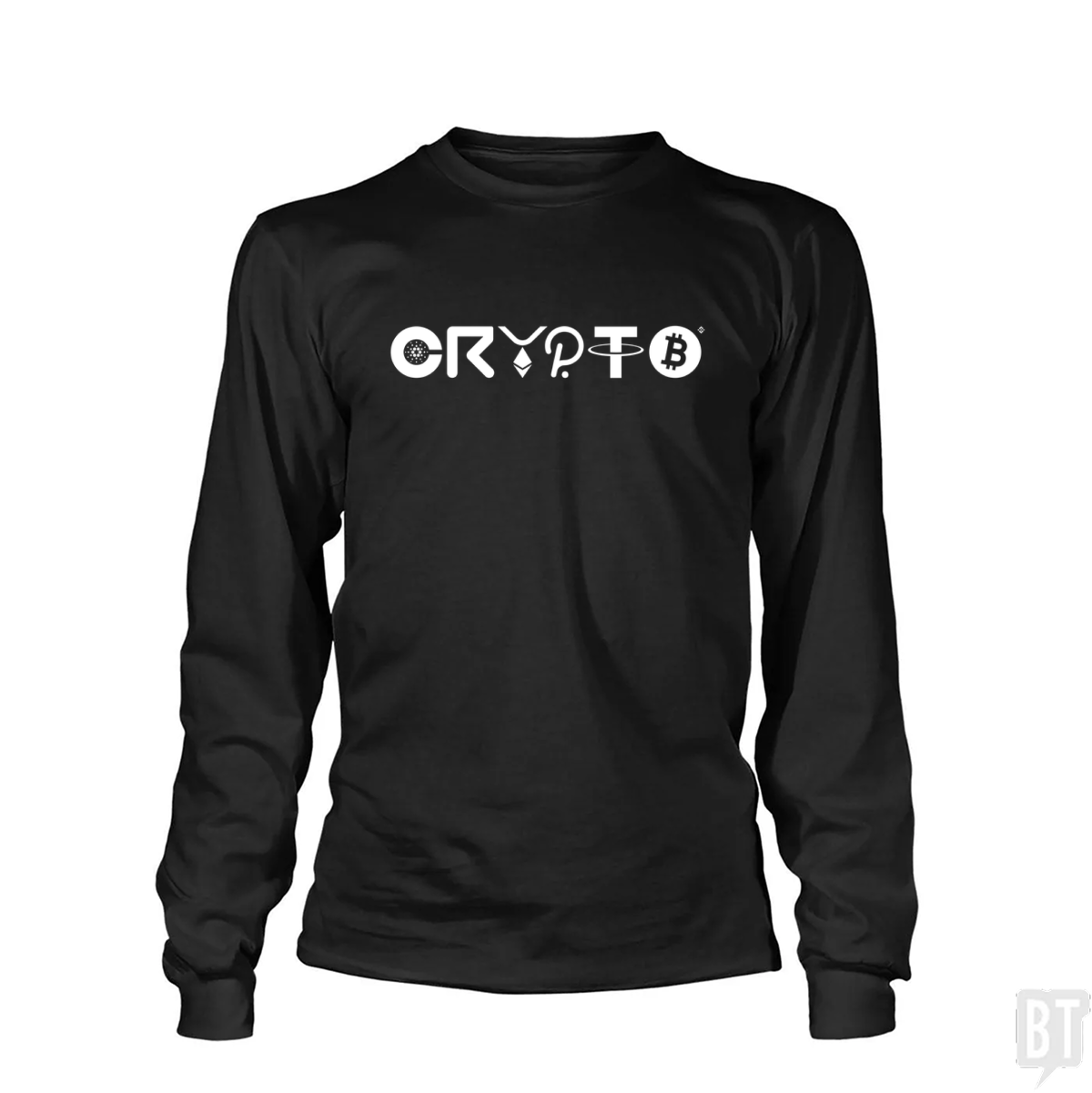 Crypto Logo - Adult & Kids T-Shirts, Sweatshirts & Hoodies apparel design preview 1