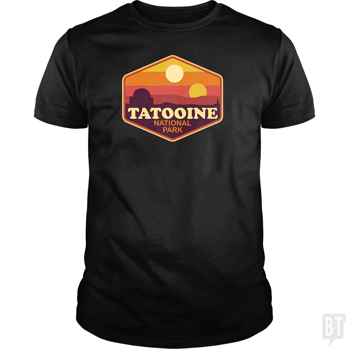 Tatooine National Park - Adult & Kids T-Shirts, Sweatshirts & Hoodies apparel design preview 1