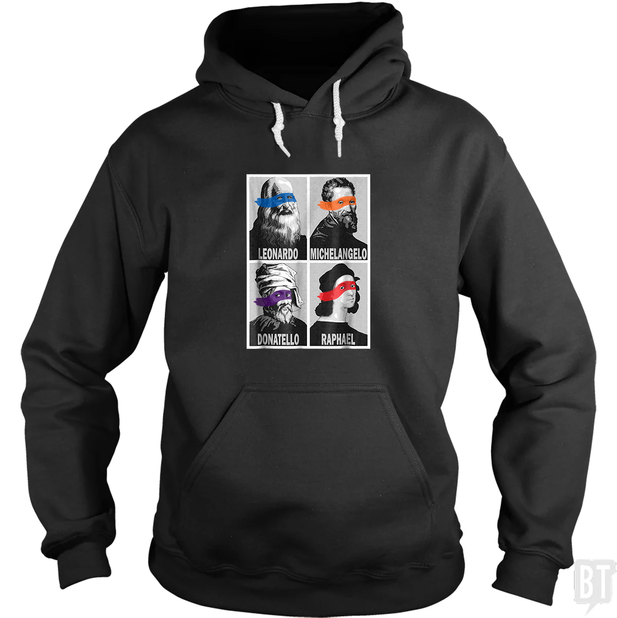 Renaissance Ninja Artists - Adult & Kids T-Shirts, Sweatshirts & Hoodies apparel design preview 1