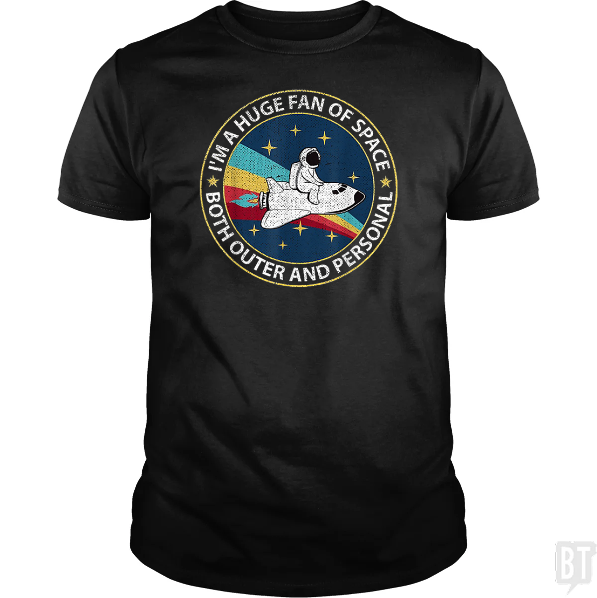 Im A Huge Fan Of Space Both Outer And Personal - Adult & Kids T-Shirts, Sweatshirts & Hoodies apparel design preview 1