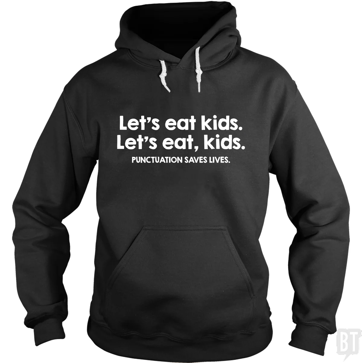 Punctuation Saves Lives - Adult & Kids T-Shirts, Sweatshirts & Hoodies apparel design preview 1