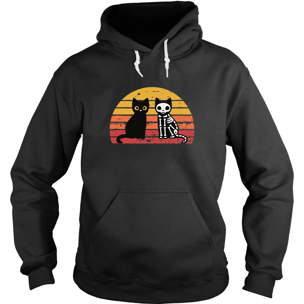 Cat Halloween - Adult & Kids T-Shirts, Sweatshirts & Hoodies apparel design preview 1