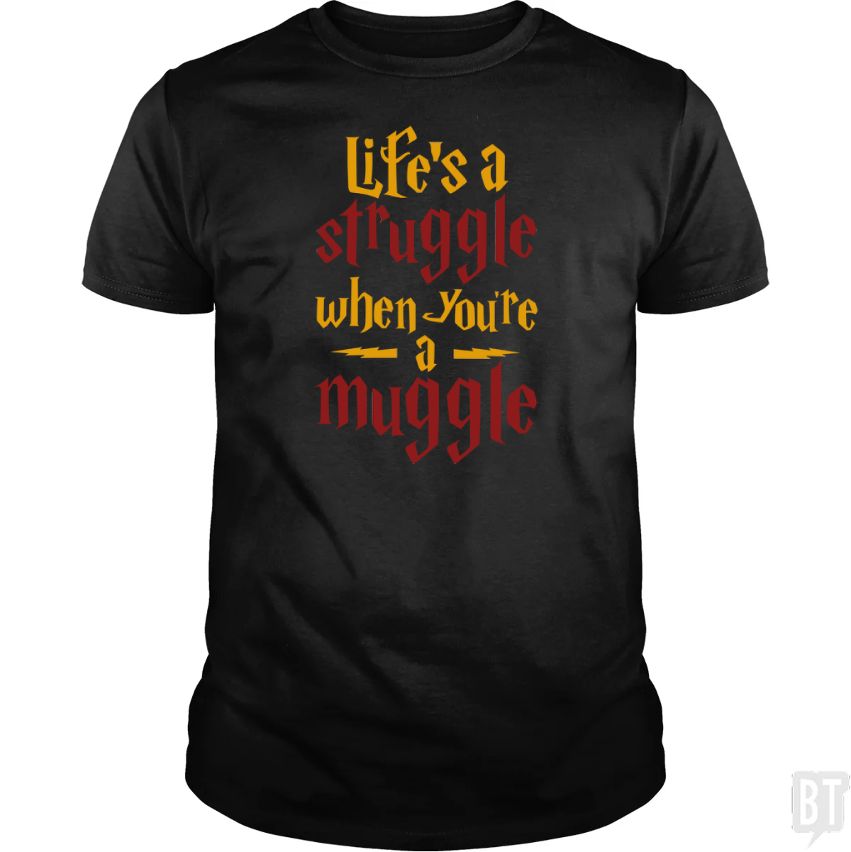 Muggle Struggle - Adult & Kids T-Shirts, Sweatshirts & Hoodies apparel design preview 1