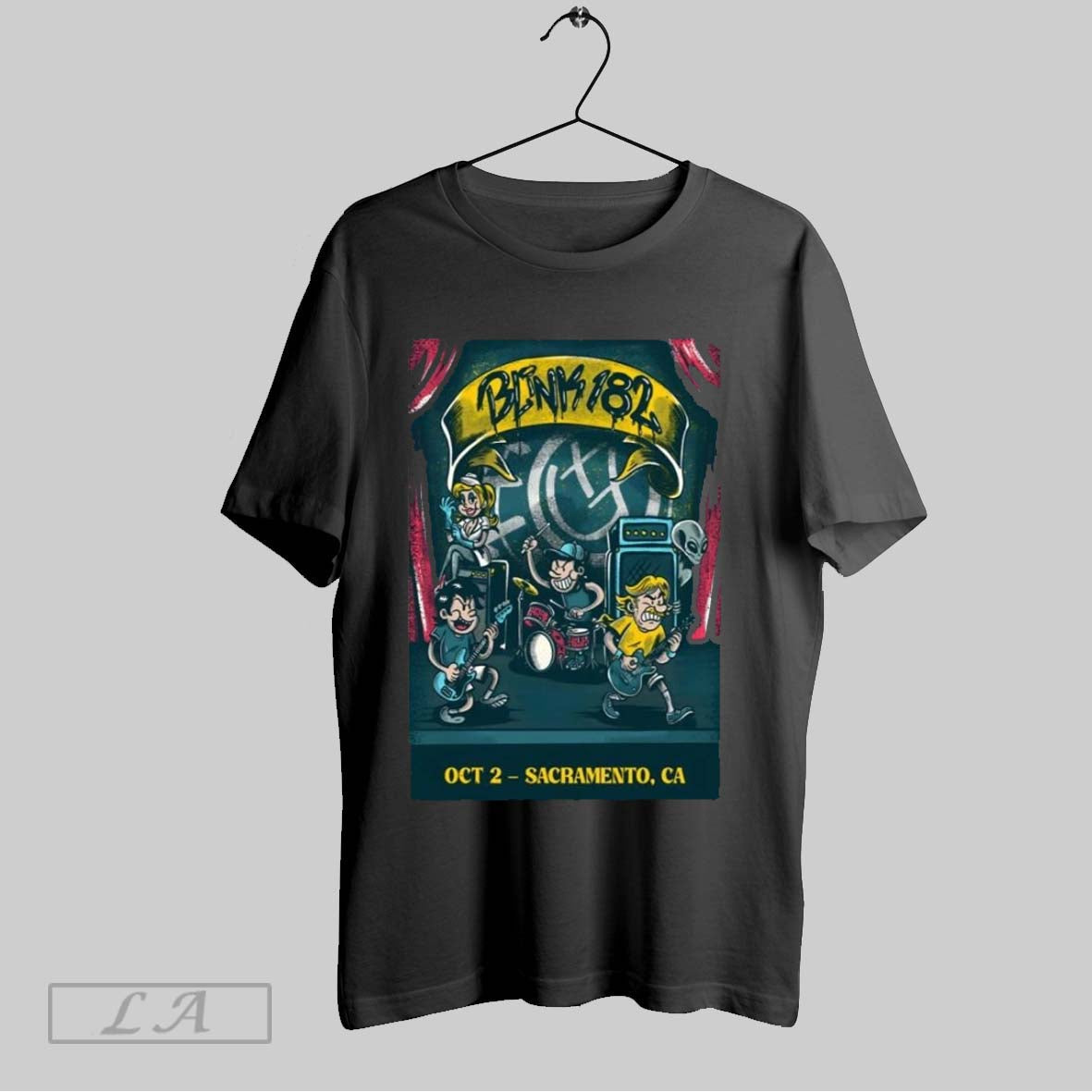 Blink 182 Aftershock Festival Sacramento Ca Event Oct - Adult & Kids T-Shirts, Sweatshirts & Hoodies apparel design preview 1