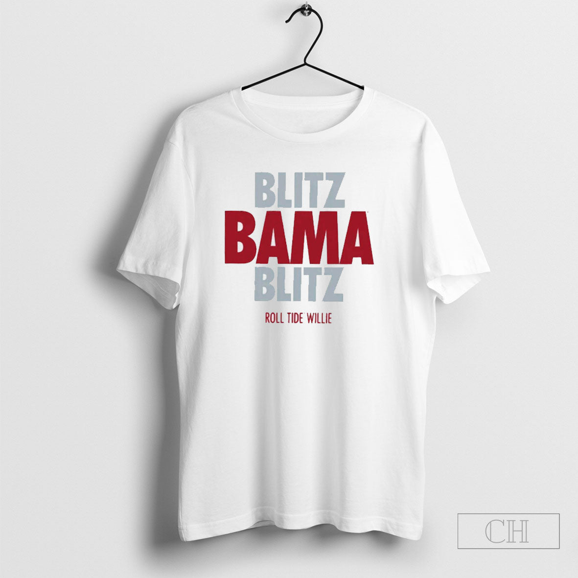 Blitz Bama Roll Tide Willie Crimson Fan - Adult & Kids T-Shirts, Sweatshirts & Hoodies apparel design preview 1