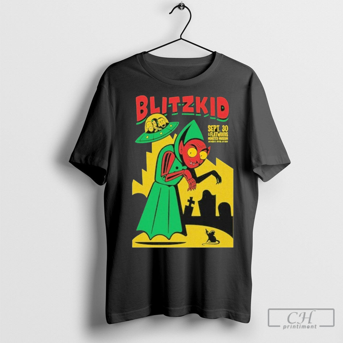 Blitzkid Flatwoods Monster Festival 2025 Sutton Wv - Adult & Kids T-Shirts, Sweatshirts & Hoodies apparel design preview 1