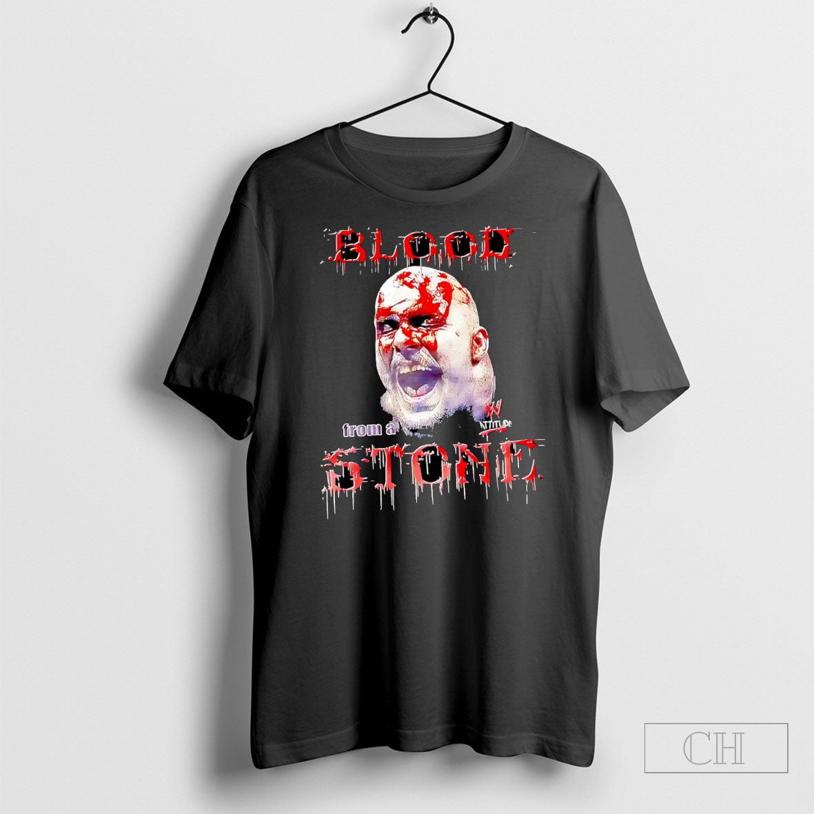 Blood Stone Cold Steve Austin - Adult & Kids T-Shirts, Sweatshirts & Hoodies apparel design preview 1