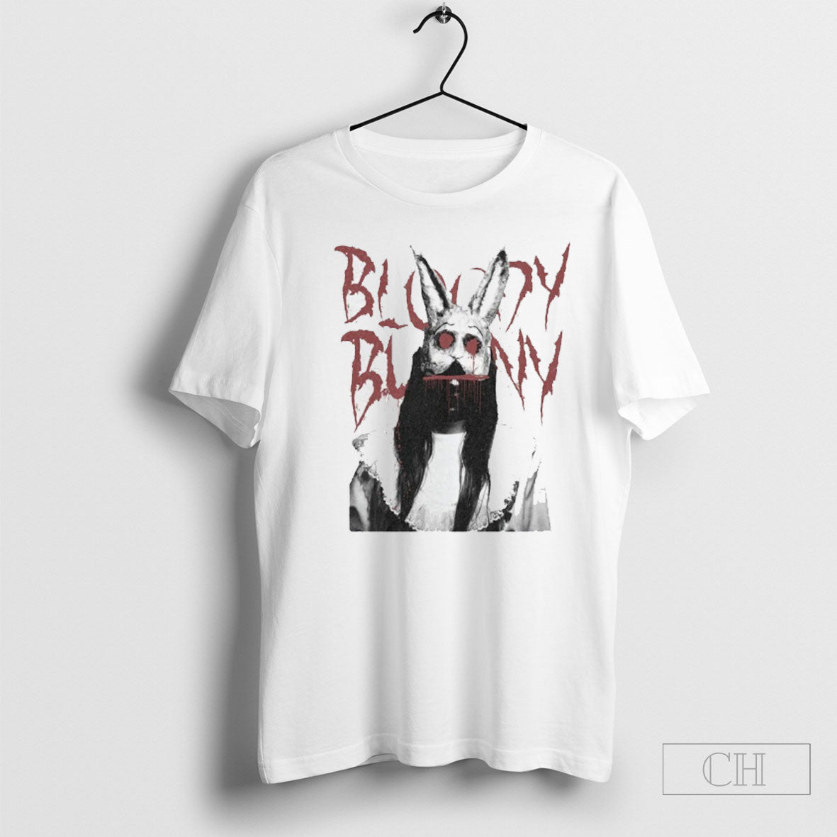 Bloody Bunny Halloween - Adult & Kids T-Shirts, Sweatshirts & Hoodies apparel design preview 1
