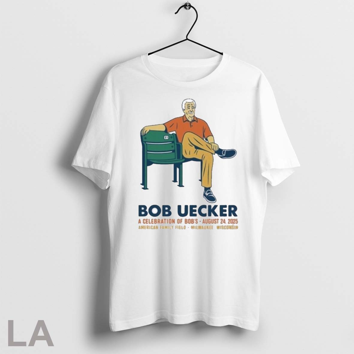 Bob Uecker Celebration Of Life Milwaukee Brewers - Adult & Kids T-Shirts, Sweatshirts & Hoodies apparel design preview 1
