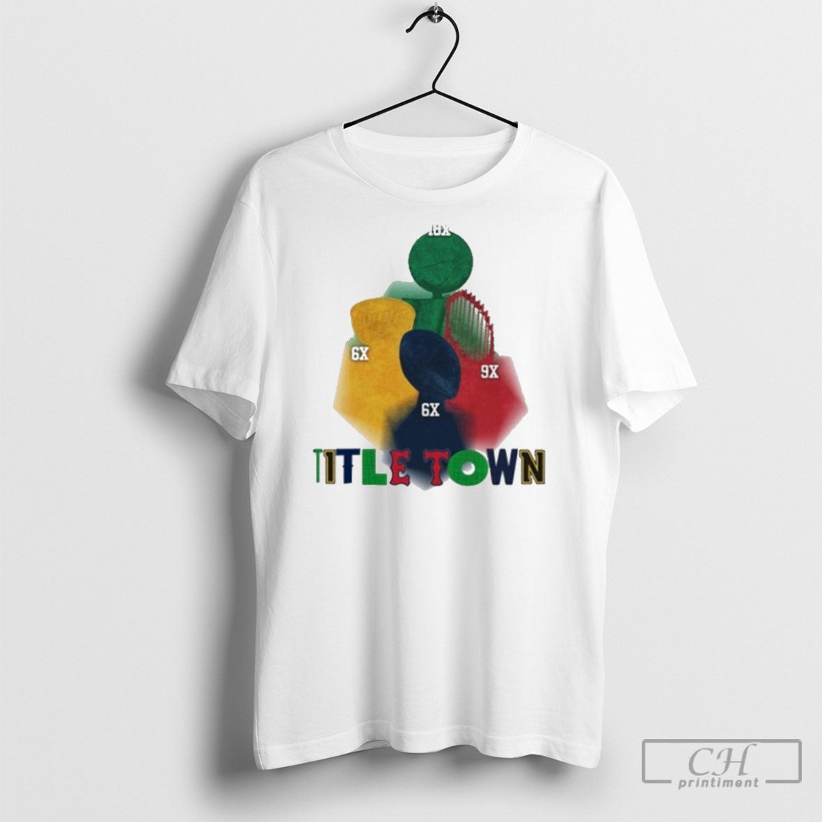 Boston Celtics Title Town Champions 18x Basketball 9x - Adult & Kids T-Shirts, Sweatshirts & Hoodies apparel design preview 1