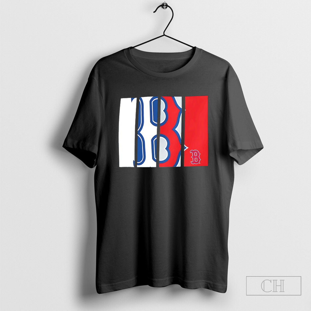 Boston Red Sox Boxy Foil Logo - Adult & Kids T-Shirts, Sweatshirts & Hoodies apparel design preview 1