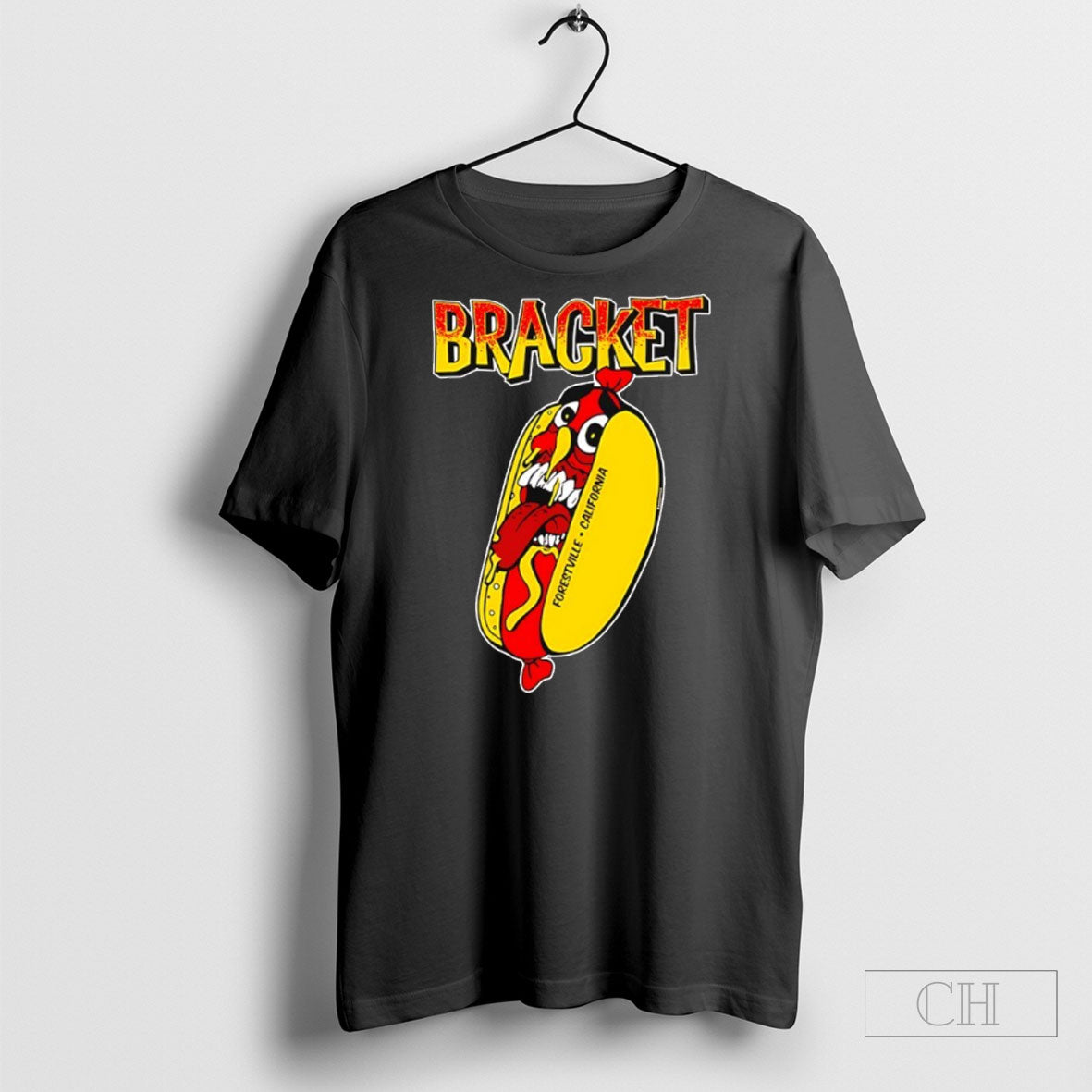 Bracket Forestville California Hotdog - Adult & Kids T-Shirts, Sweatshirts & Hoodies apparel design preview 1
