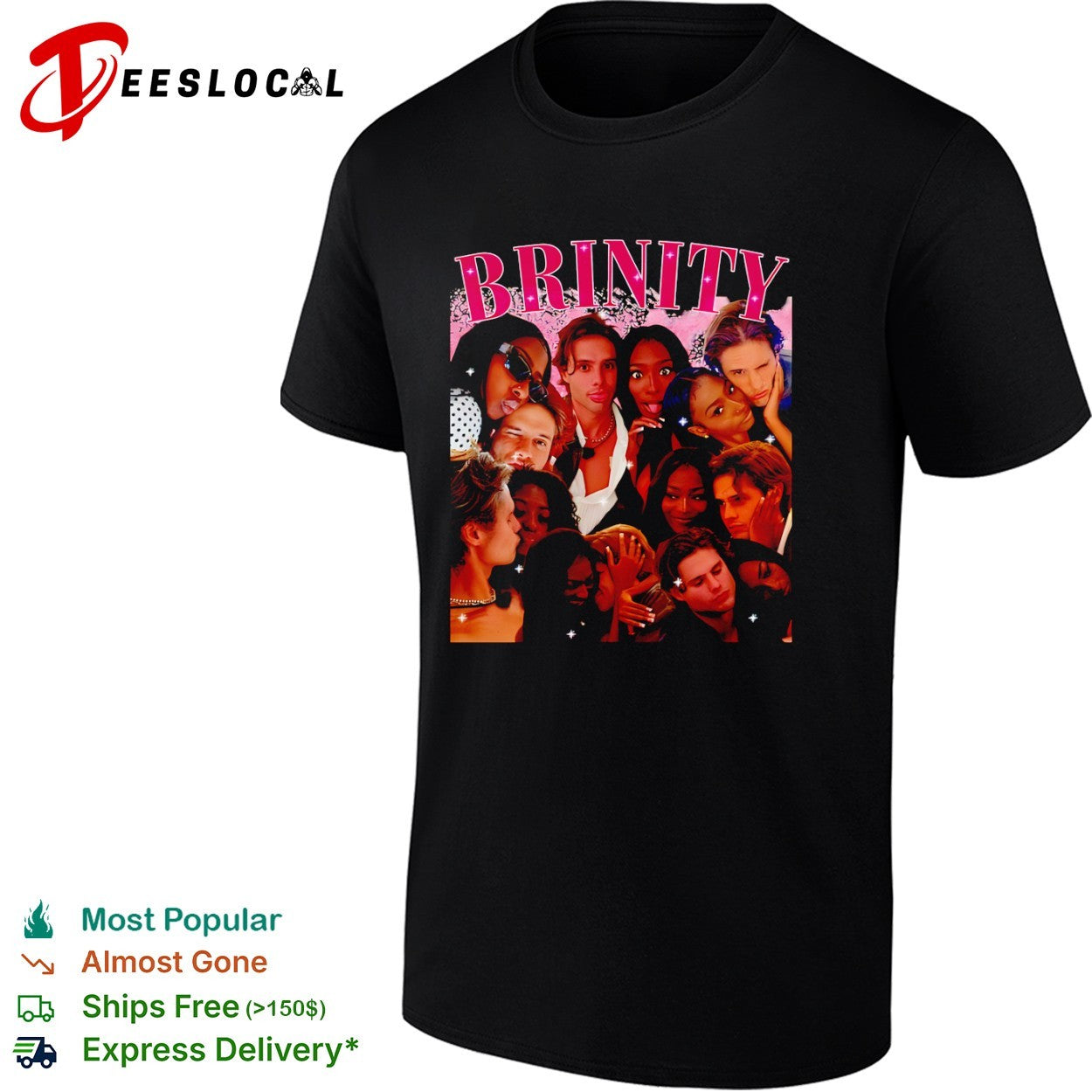 Brinity photo collage - Adult & Kids T-Shirts, Sweatshirts & Hoodies apparel design preview 1