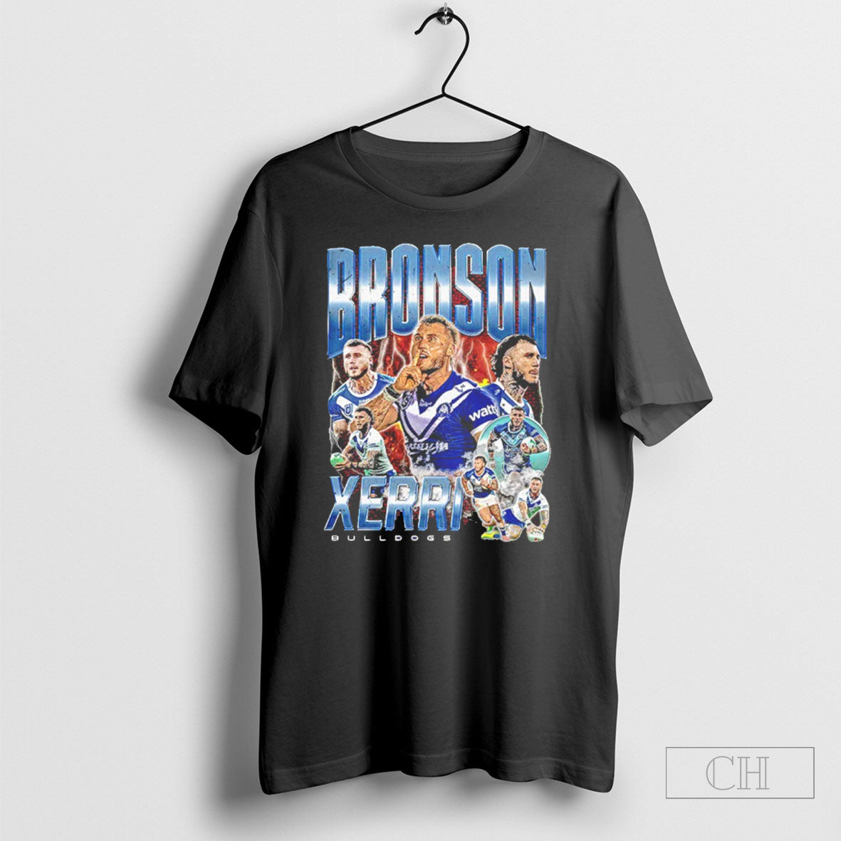 Bronson Xerri Canterbury Bankstown Bulldogs Nrl - Adult & Kids T-Shirts, Sweatshirts & Hoodies apparel design preview 1