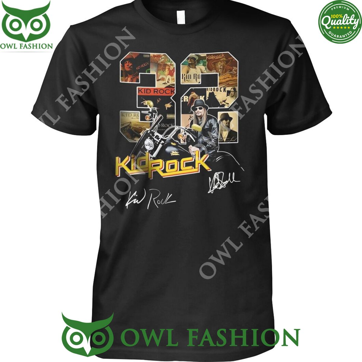 Kid Rock 32 anniversary raper singer - Adult & Kids T-Shirts, Sweatshirts & Hoodies apparel design preview 1