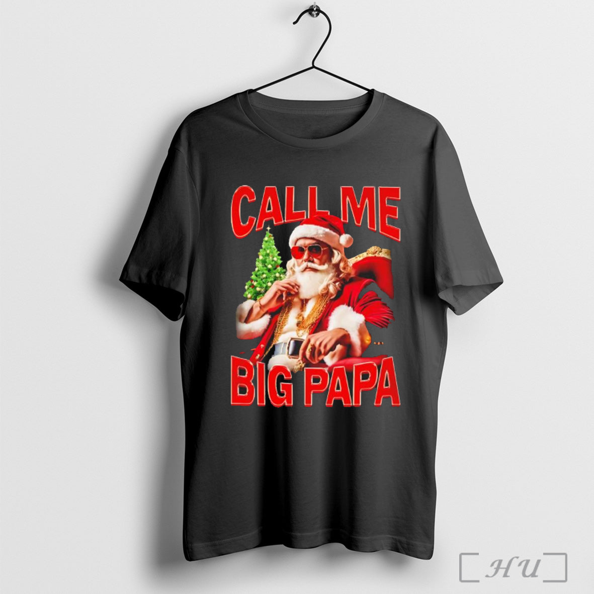 Call Me Big Papa Santa Christmas - Adult & Kids T-Shirts, Sweatshirts & Hoodies apparel design preview 1