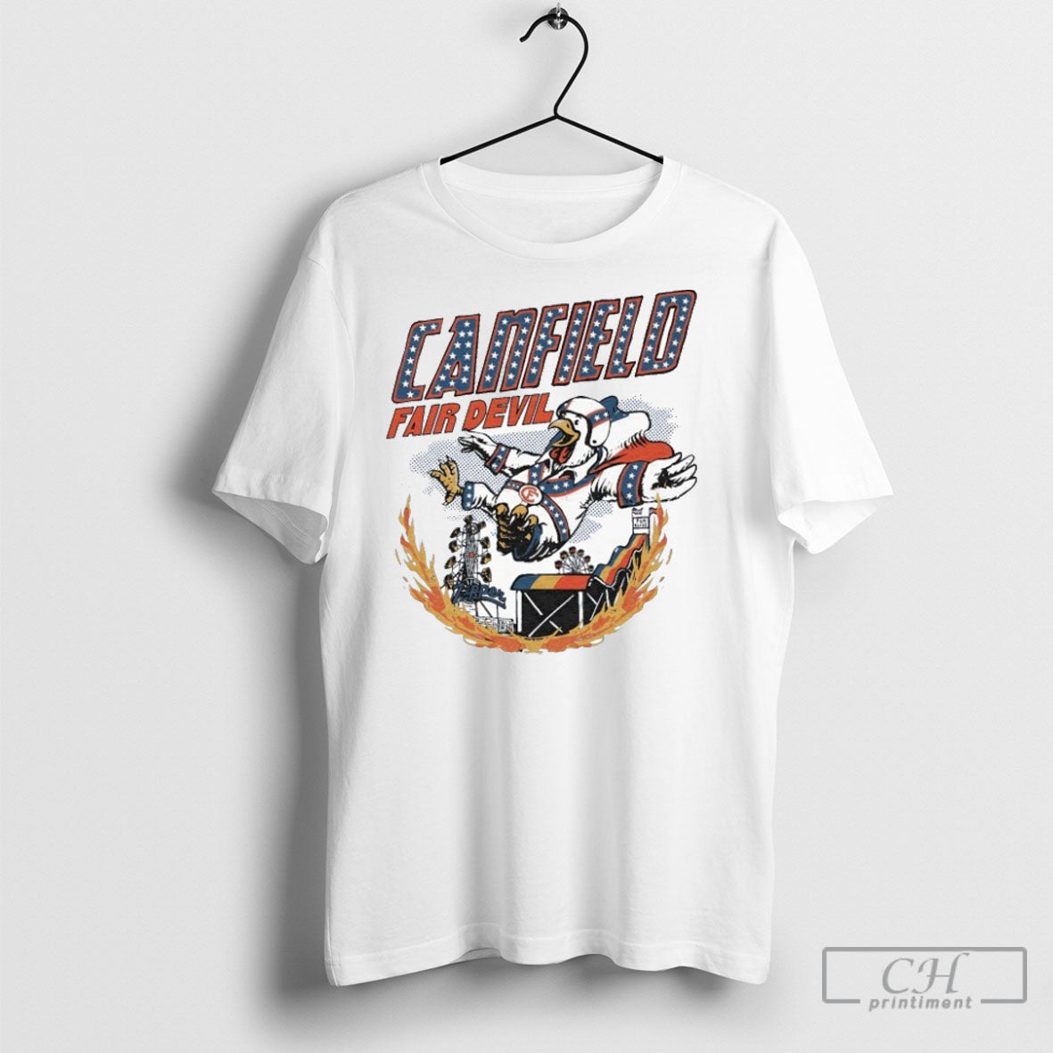 Canfield Fair Devil Zipper - Adult & Kids T-Shirts, Sweatshirts & Hoodies apparel design preview 1