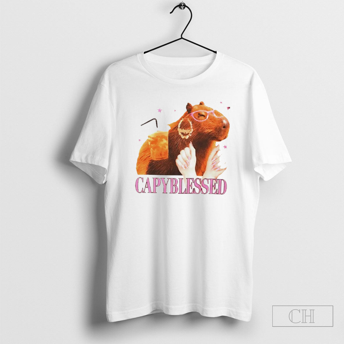 Capybara Blessed - Adult & Kids T-Shirts, Sweatshirts & Hoodies apparel design preview 1