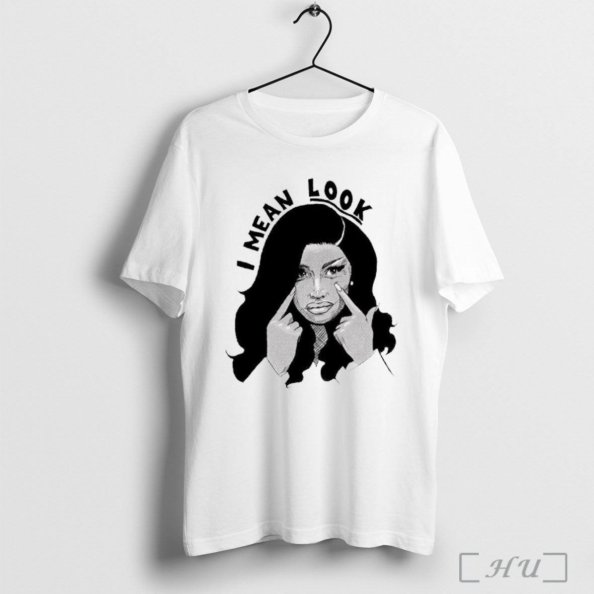 Cardi B Mean Look - Adult & Kids T-Shirts, Sweatshirts & Hoodies apparel design preview 1