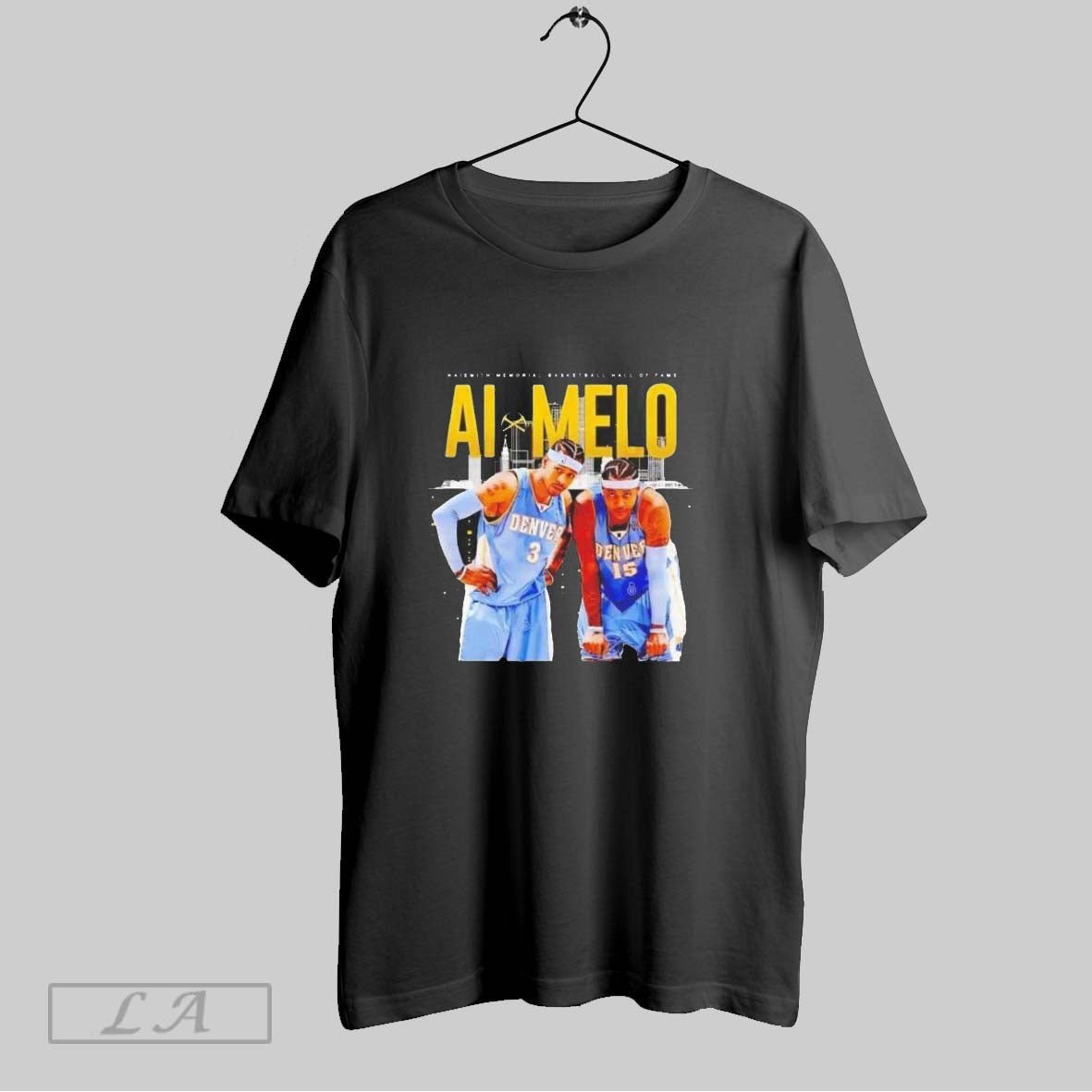 Carmelo Anthony And Allen Iverson Naismith Memorial - Adult & Kids T-Shirts, Sweatshirts & Hoodies apparel design preview 1