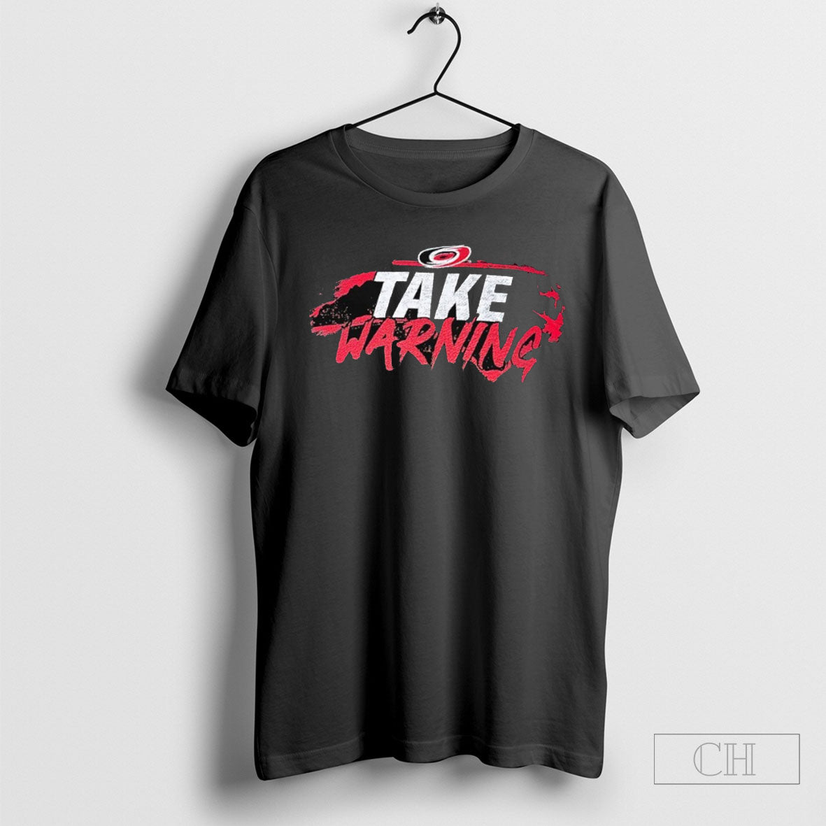 Carolina Hurricanes Take Warning - Adult & Kids T-Shirts, Sweatshirts & Hoodies apparel design preview 1