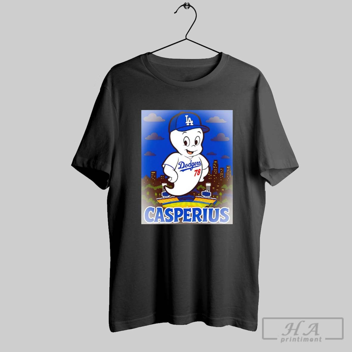 Casperius Los Angeles Dodgers - Adult & Kids T-Shirts, Sweatshirts & Hoodies apparel design preview 1