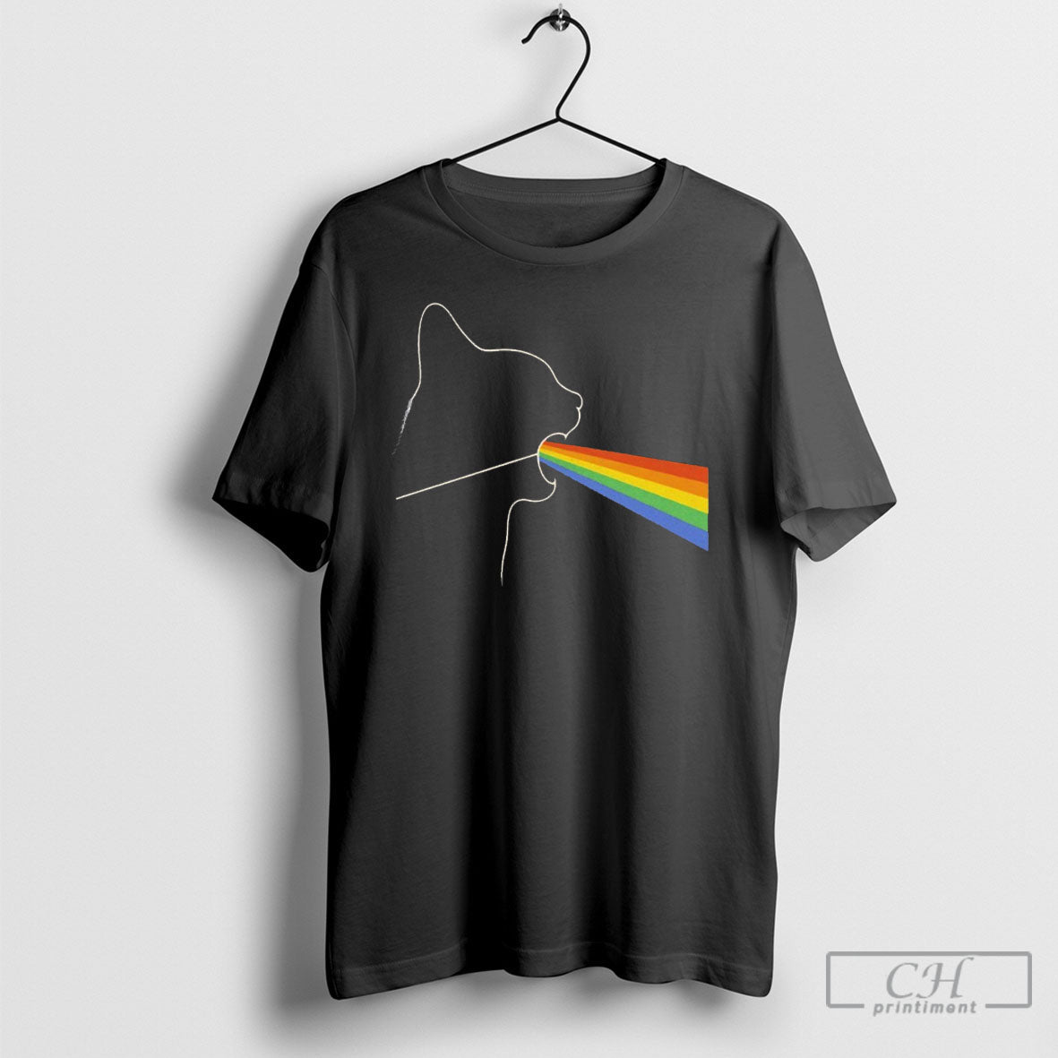 Cat Rainbow - Adult & Kids T-Shirts, Sweatshirts & Hoodies apparel design preview 1