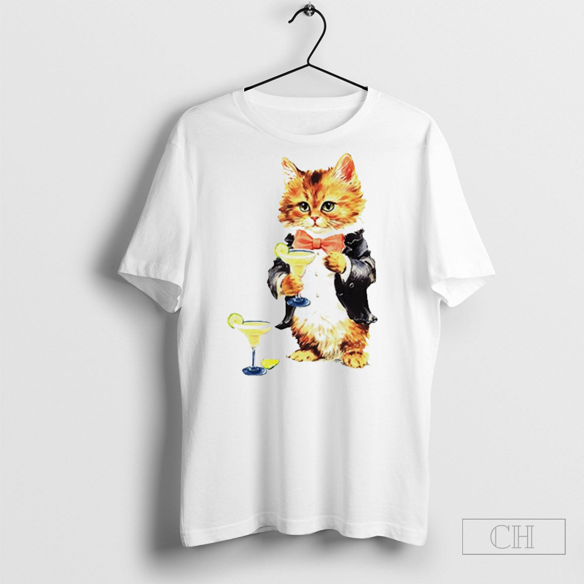 Cat With A Drink Margarita - Adult & Kids T-Shirts, Sweatshirts & Hoodies apparel design preview 1