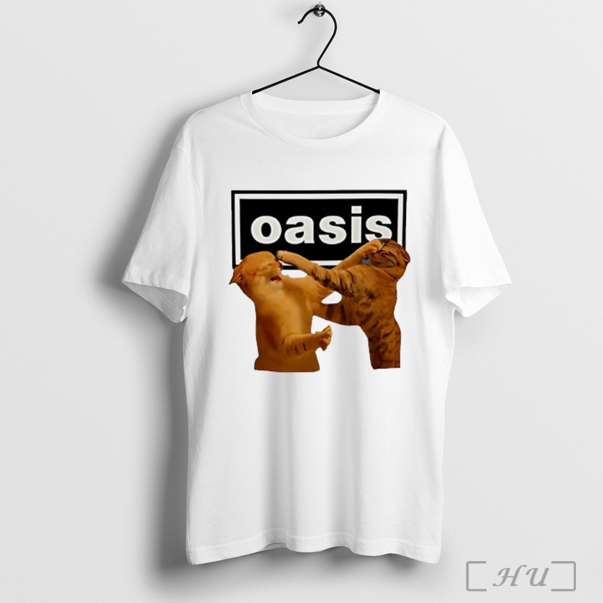 Cats Fight Oasis - Adult & Kids T-Shirts, Sweatshirts & Hoodies apparel design preview 1