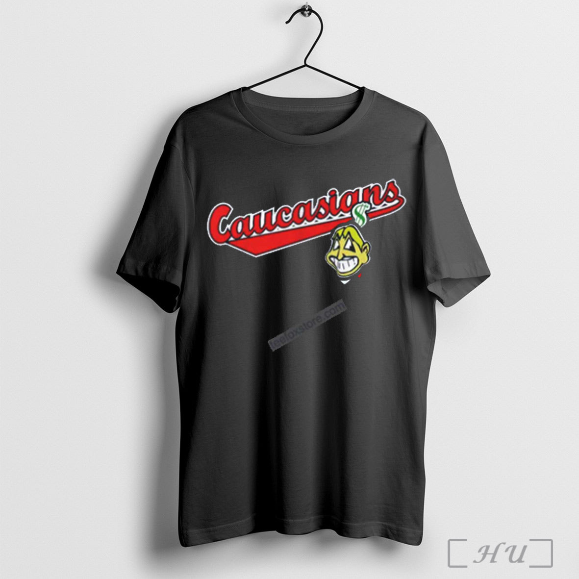 Caucasians Mascot - Adult & Kids T-Shirts, Sweatshirts & Hoodies apparel design preview 1