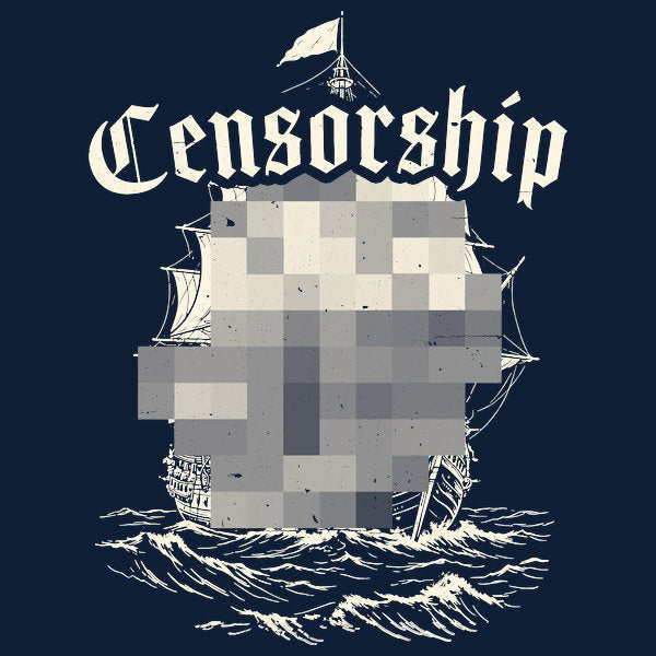Censorship - Adult & Kids T-Shirts, Sweatshirts & Hoodies apparel design preview 1