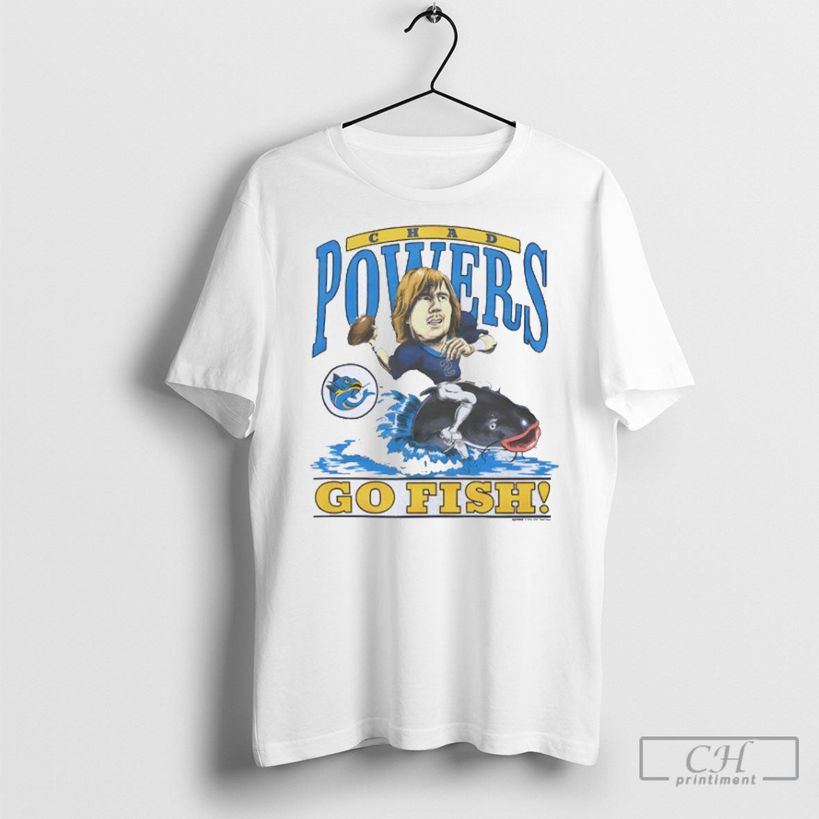 Chad Powers Go Fish Football - Adult & Kids T-Shirts, Sweatshirts & Hoodies apparel design preview 1