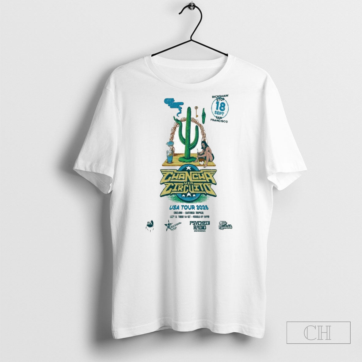 Chancha Via Circuito Usa Tour 2025 Sep 18 San - Adult & Kids T-Shirts, Sweatshirts & Hoodies apparel design preview 1
