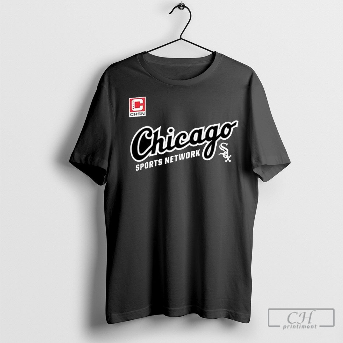 Chicago Sports Network White Sox Chsn Logo Posters - Adult & Kids T-Shirts, Sweatshirts & Hoodies apparel design preview 1