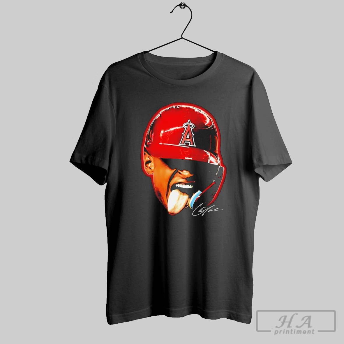 Christian Moore Los Angeles Angels Baseball C Mo Big - Adult & Kids T-Shirts, Sweatshirts & Hoodies apparel design preview 1