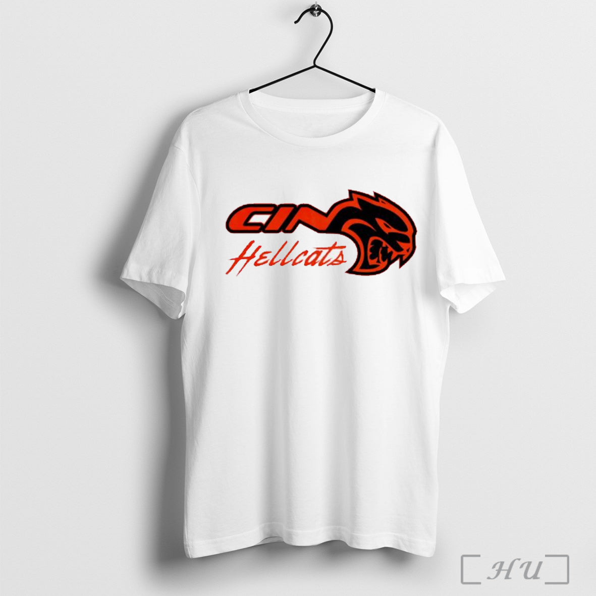 Cincinnati Bearcats Dodge Hellcat Logo - Adult & Kids T-Shirts, Sweatshirts & Hoodies apparel design preview 1
