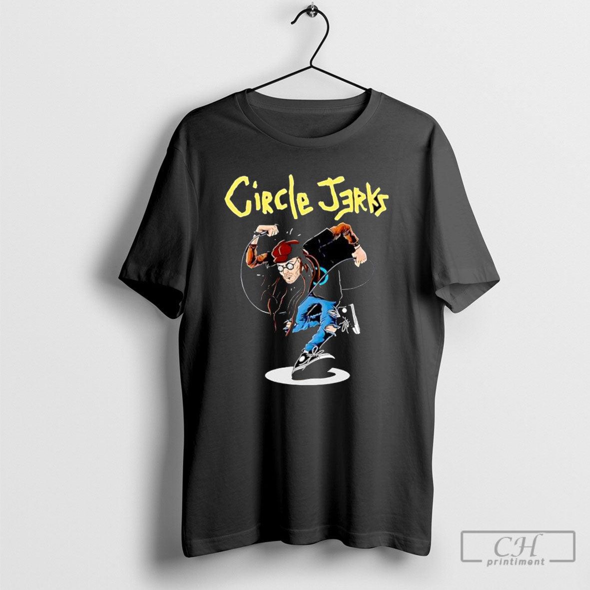 Circle Jerks North American Tour 2025 Date Back - Adult & Kids T-Shirts, Sweatshirts & Hoodies apparel design preview 1