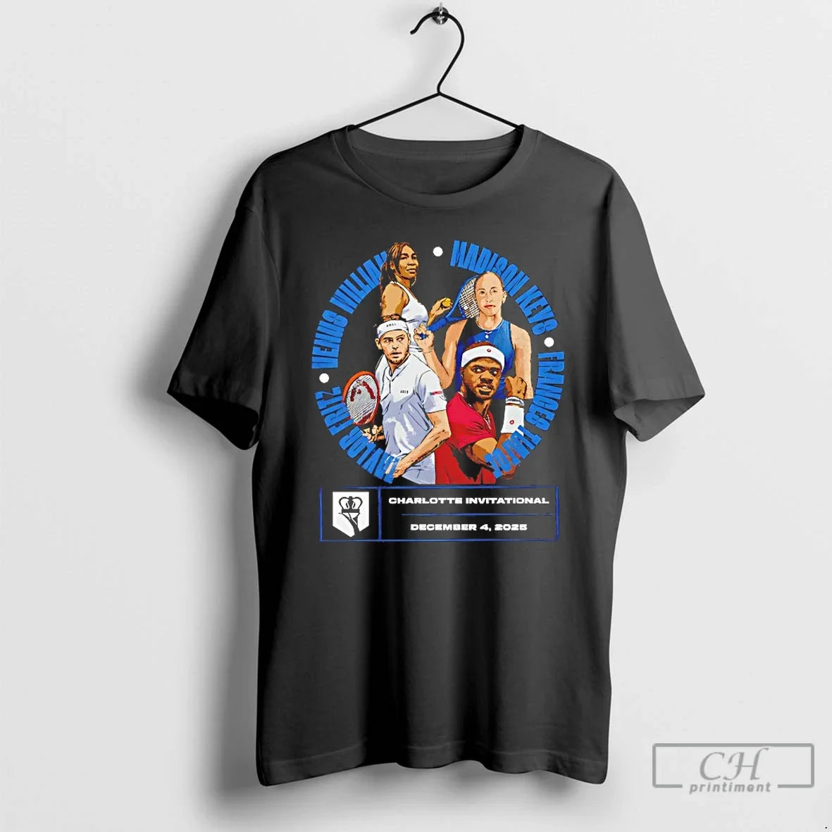 Classic 2025 Charlotte Invitational Madison Keys - Adult & Kids T-Shirts, Sweatshirts & Hoodies apparel design preview 1