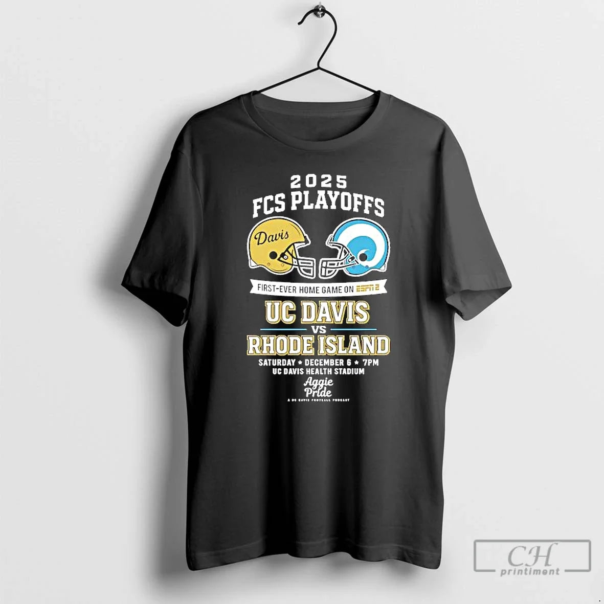 Classic 2025 Fcs Playoffs First Ever Home Game On Uc - Adult & Kids T-Shirts, Sweatshirts & Hoodies apparel design preview 1