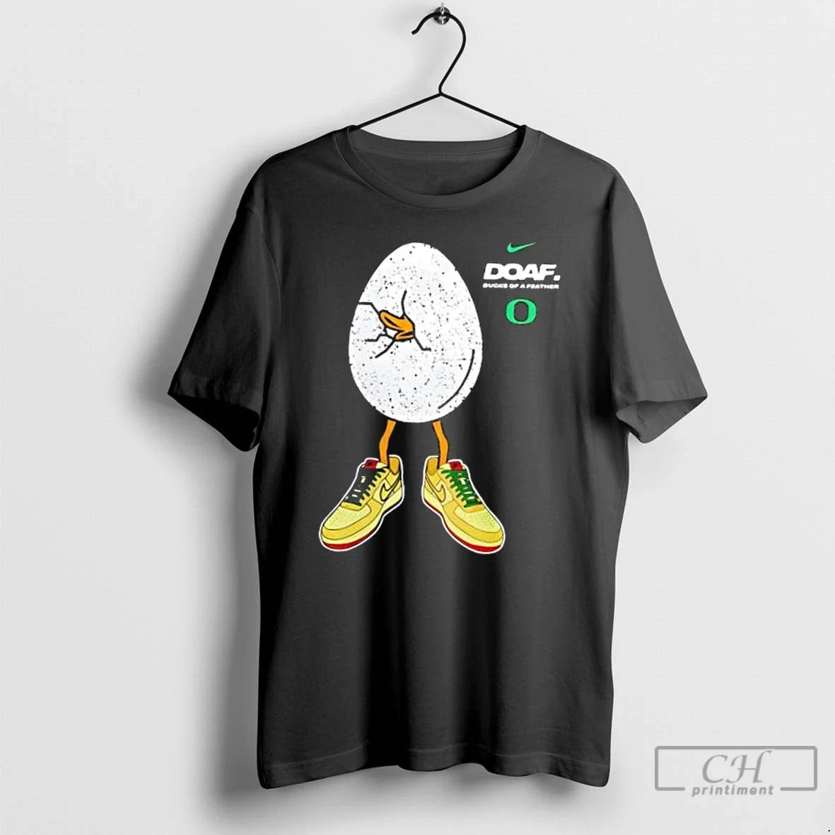 Classic 2025 Oregon Football Duck Or The Egg - Adult & Kids T-Shirts, Sweatshirts & Hoodies apparel design preview 1