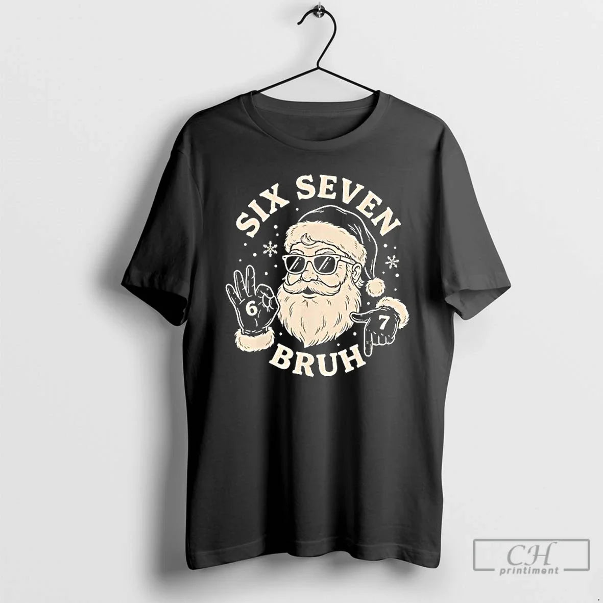 Classic 67 Six Seven Bruh Christmas Santa Claus 6 7 - Adult & Kids T-Shirts, Sweatshirts & Hoodies apparel design preview 1