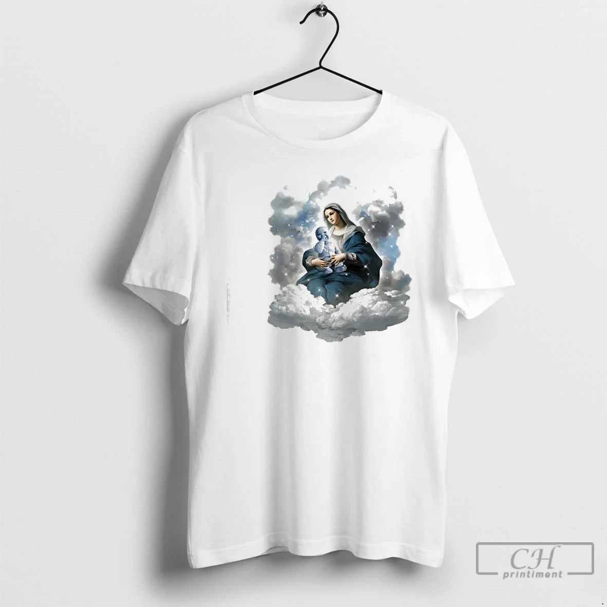 Classic Ai Baby Jesus Mary - Adult & Kids T-Shirts, Sweatshirts & Hoodies apparel design preview 1