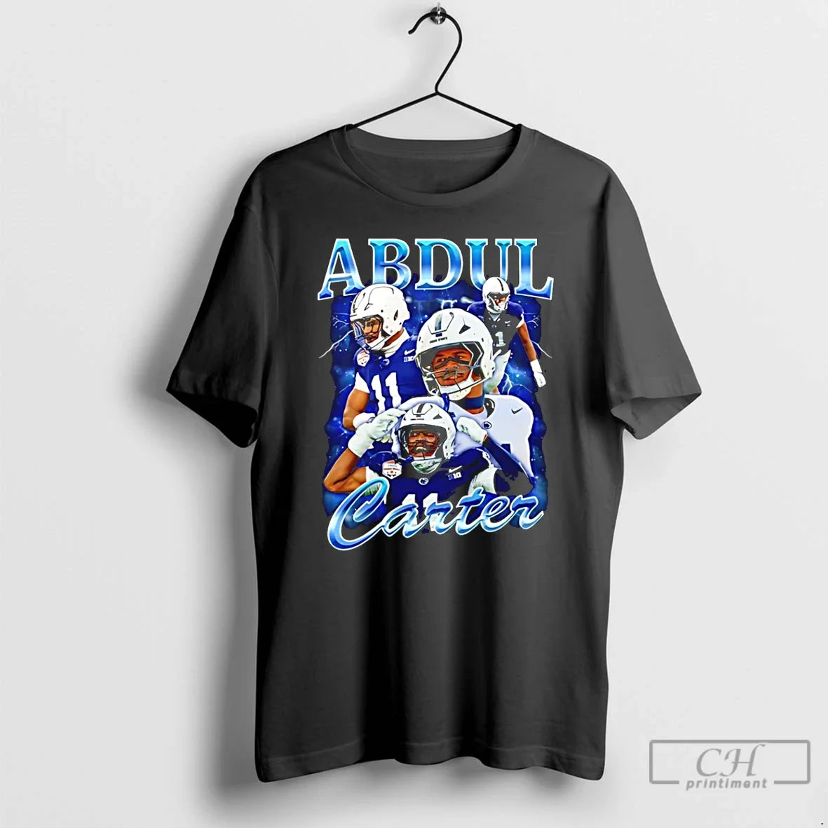 Classic Abdul Carter New York Giants Player Collage - Adult & Kids T-Shirts, Sweatshirts & Hoodies apparel design preview 1