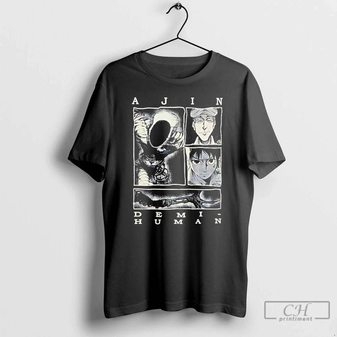 Classic Ajin Demi Human Panels - Adult & Kids T-Shirts, Sweatshirts & Hoodies apparel design preview 1