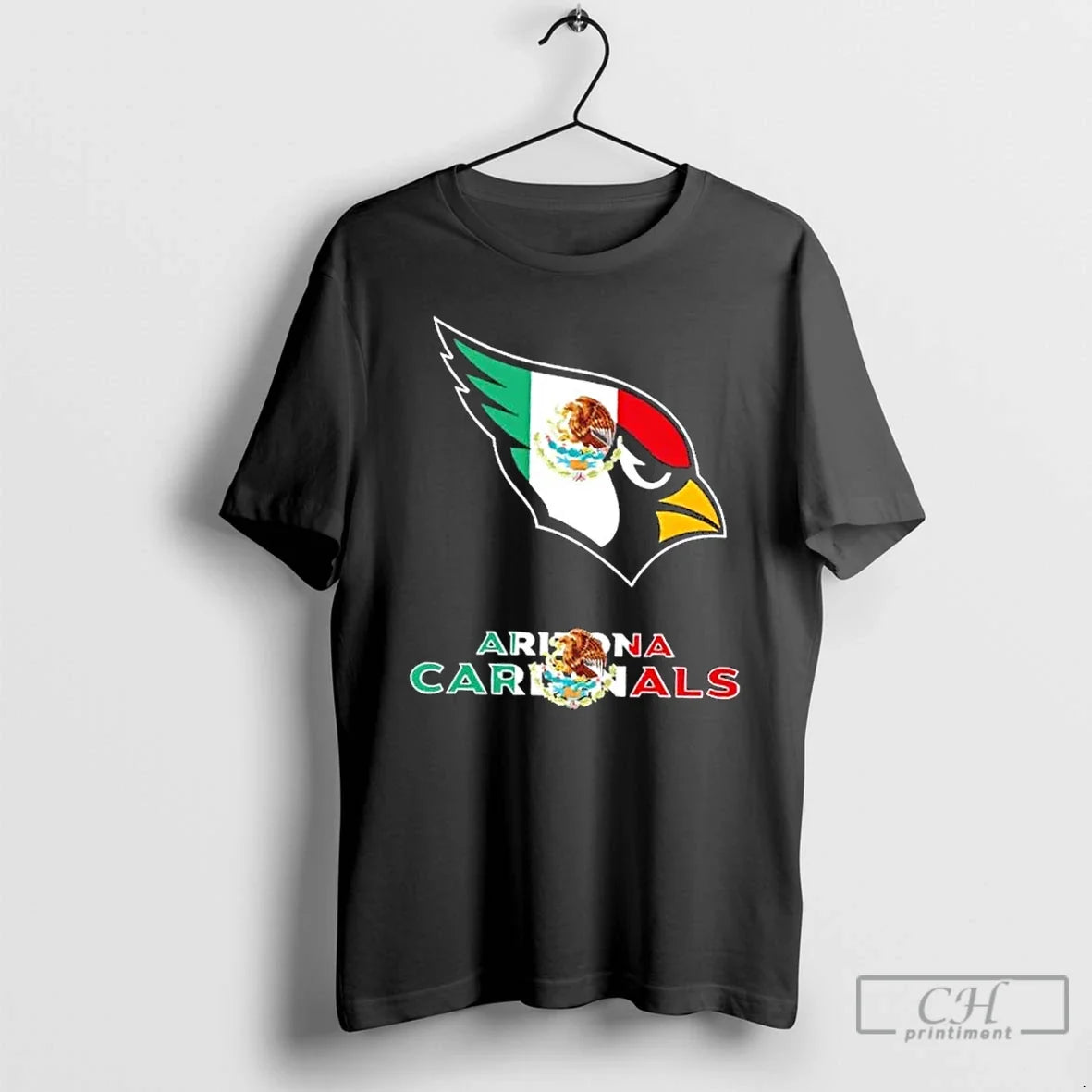 Classic Arizona Cardinals Football X Mexican Flag - Adult & Kids T-Shirts, Sweatshirts & Hoodies apparel design preview 1