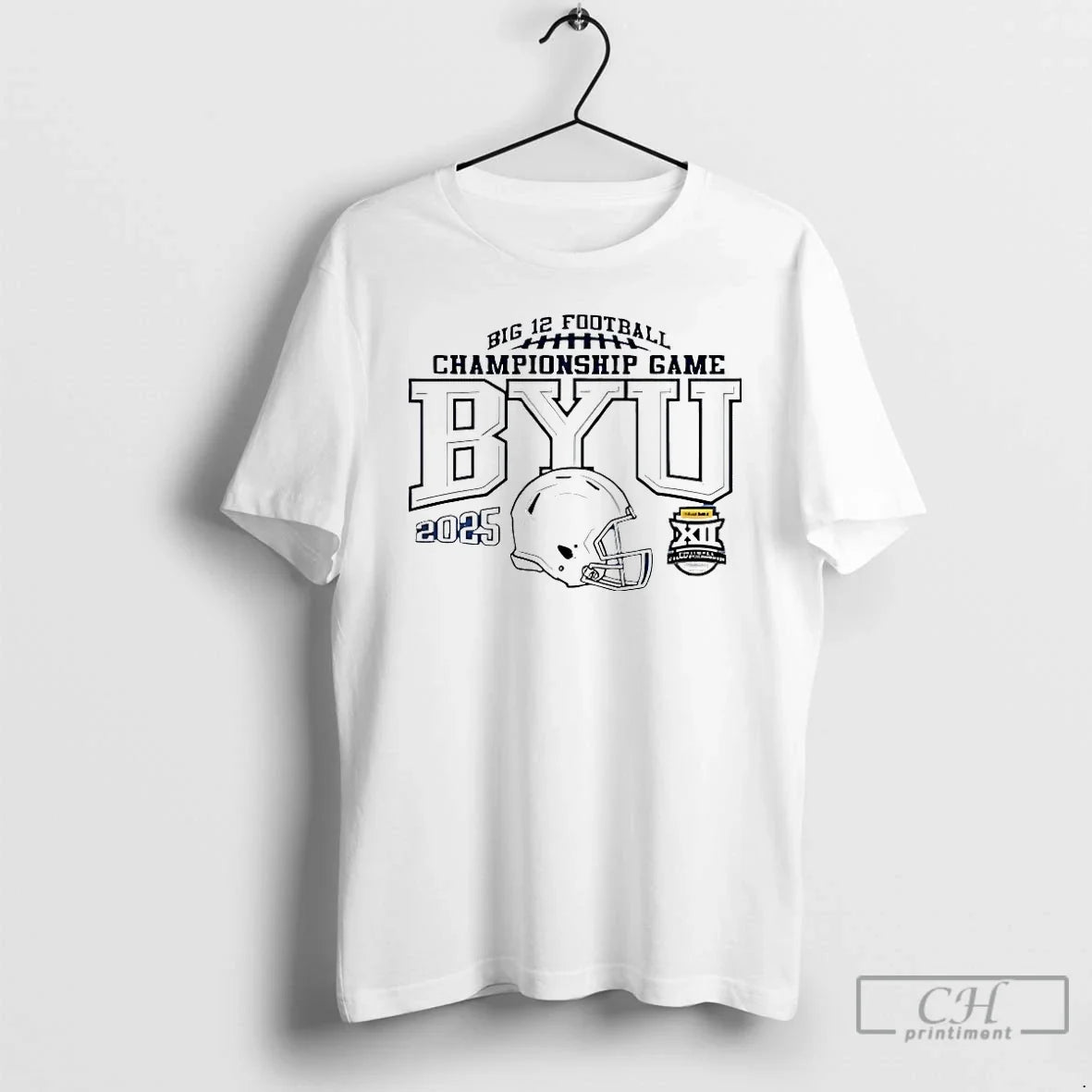 Classic Byu Cougars 2025 Big 12 Championship Game - Adult & Kids T-Shirts, Sweatshirts & Hoodies apparel design preview 1