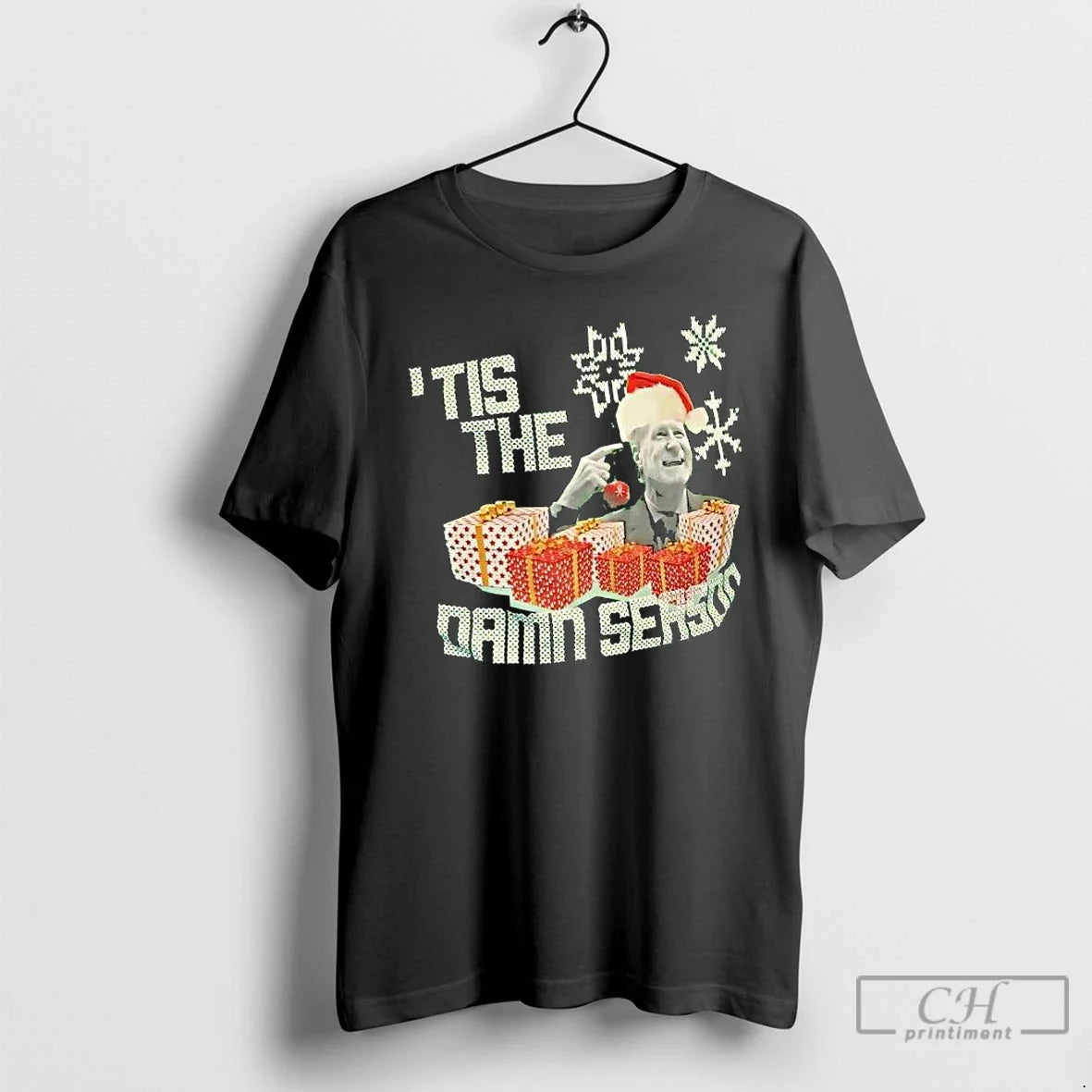 Classic Bill Wennington Tis The Damn Season Christmas - Adult & Kids T-Shirts, Sweatshirts & Hoodies apparel design preview 1