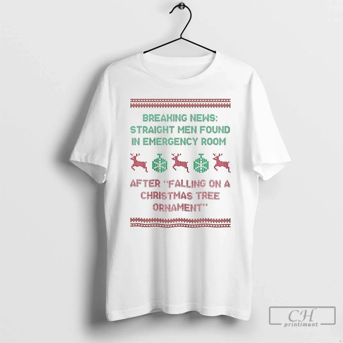 Classic Breaking New Straight Men Found In Emergency - Adult & Kids T-Shirts, Sweatshirts & Hoodies apparel design preview 1