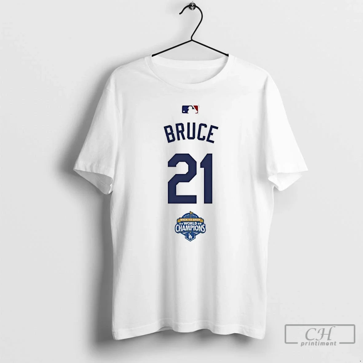 Classic Bruce 21 Back To Champs World Champions - Adult & Kids T-Shirts, Sweatshirts & Hoodies apparel design preview 1